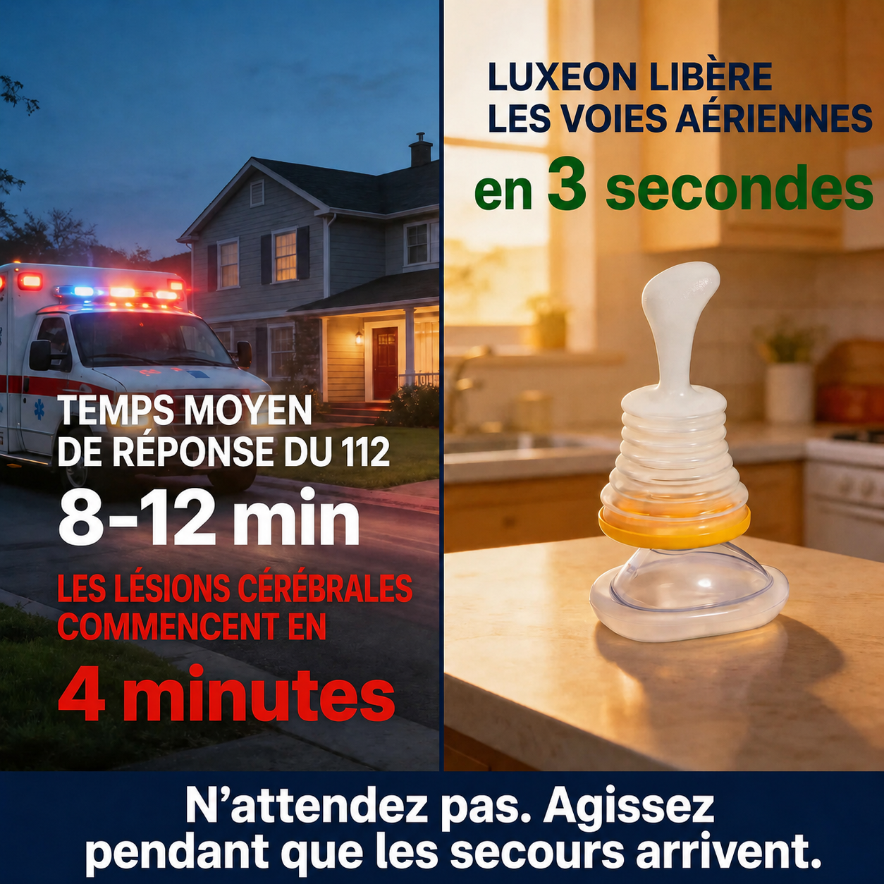 Dispositif anti-étouffement pour adultes et enfants