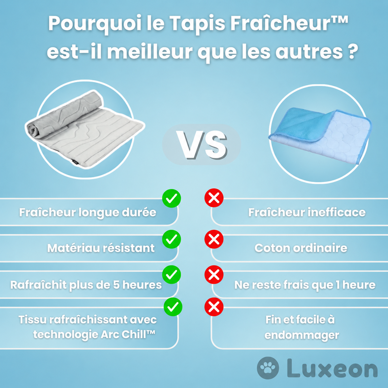 PawsChill™ – Le tapis rafraîchissant innovant pour chiens