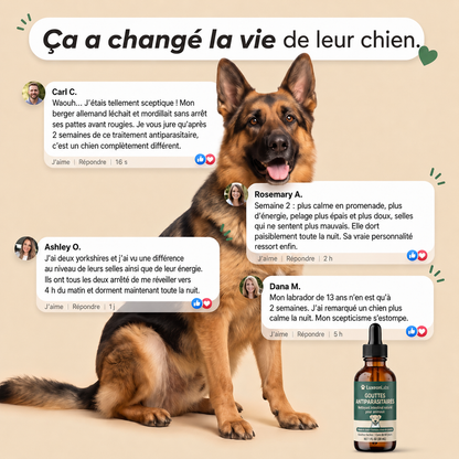 Gouttes antiparasitaires Luxeon™