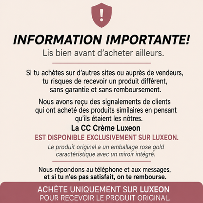 Crème CC correctrice de cernes