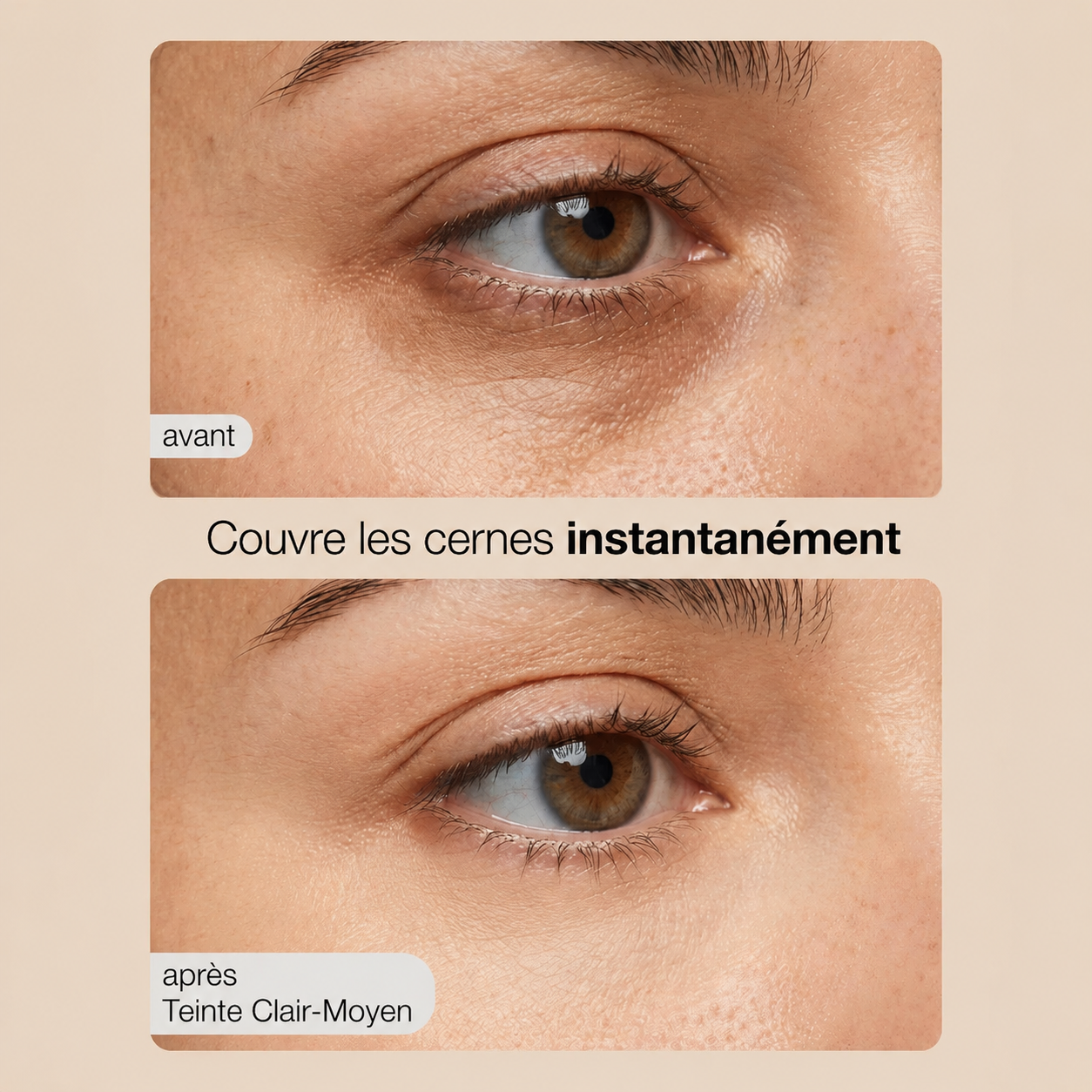 Crème CC correctrice de cernes