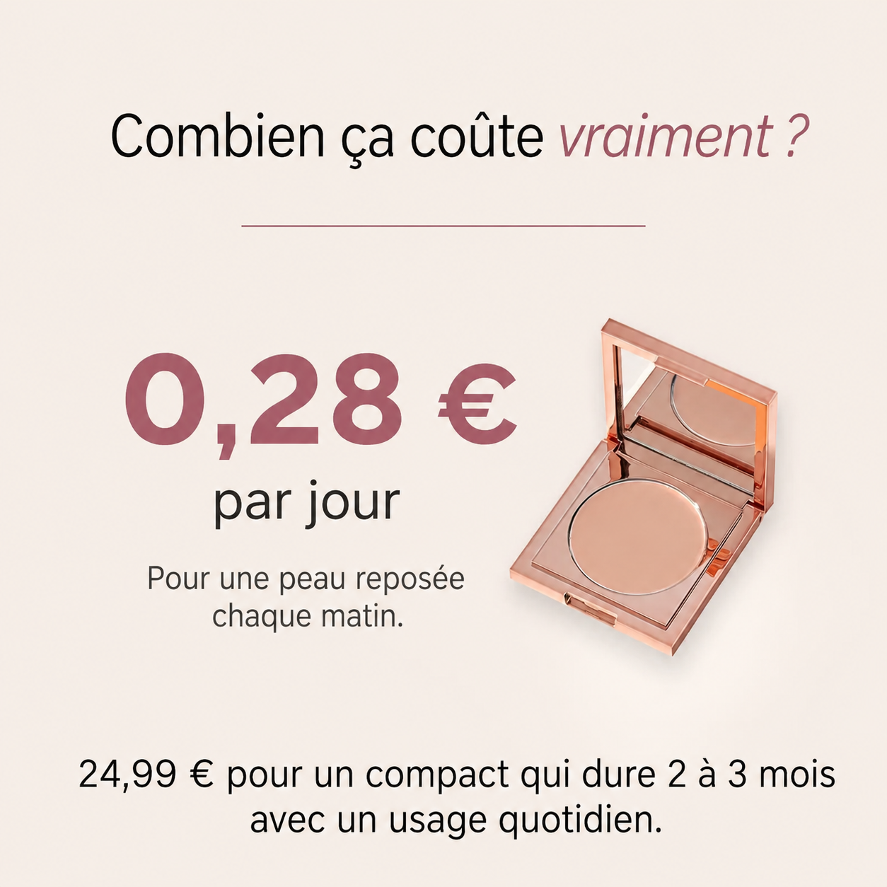 Crème CC correctrice de cernes