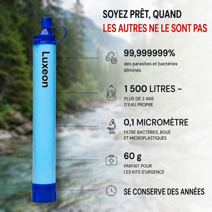 HYDRO-X1 Filtre à eau d’urgence (1.500 litres)