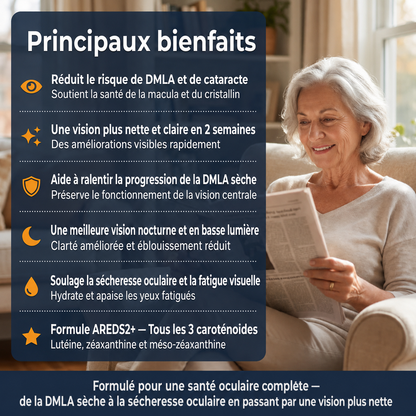VisioVance Formule Avancée pour les Yeux 15-en-1