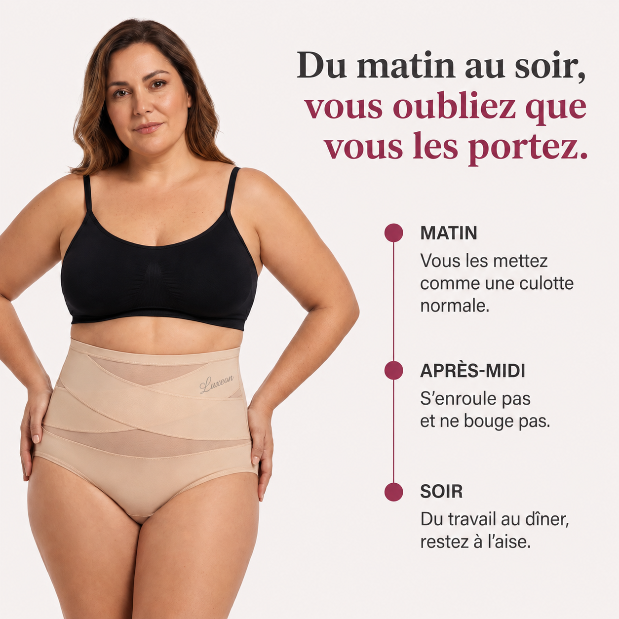 Culotte gainante taille haute
