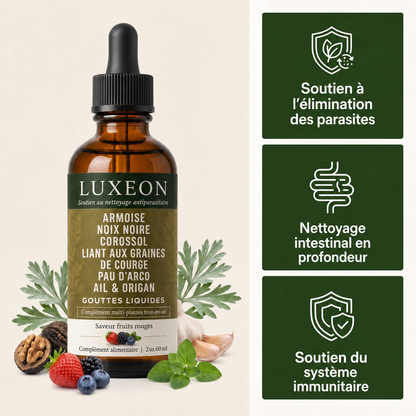 LUXEON Gouttes à base d’absinthe sauvage récoltée à la main