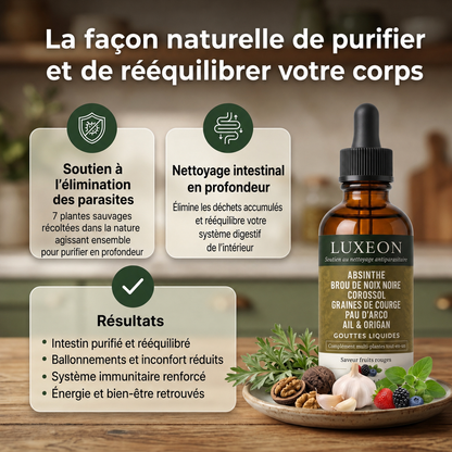 LUXEON Gouttes à base d’absinthe sauvage récoltée à la main