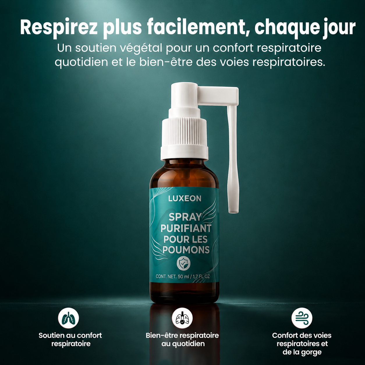 Luxeon™ Spray nettoyant pour les poumons