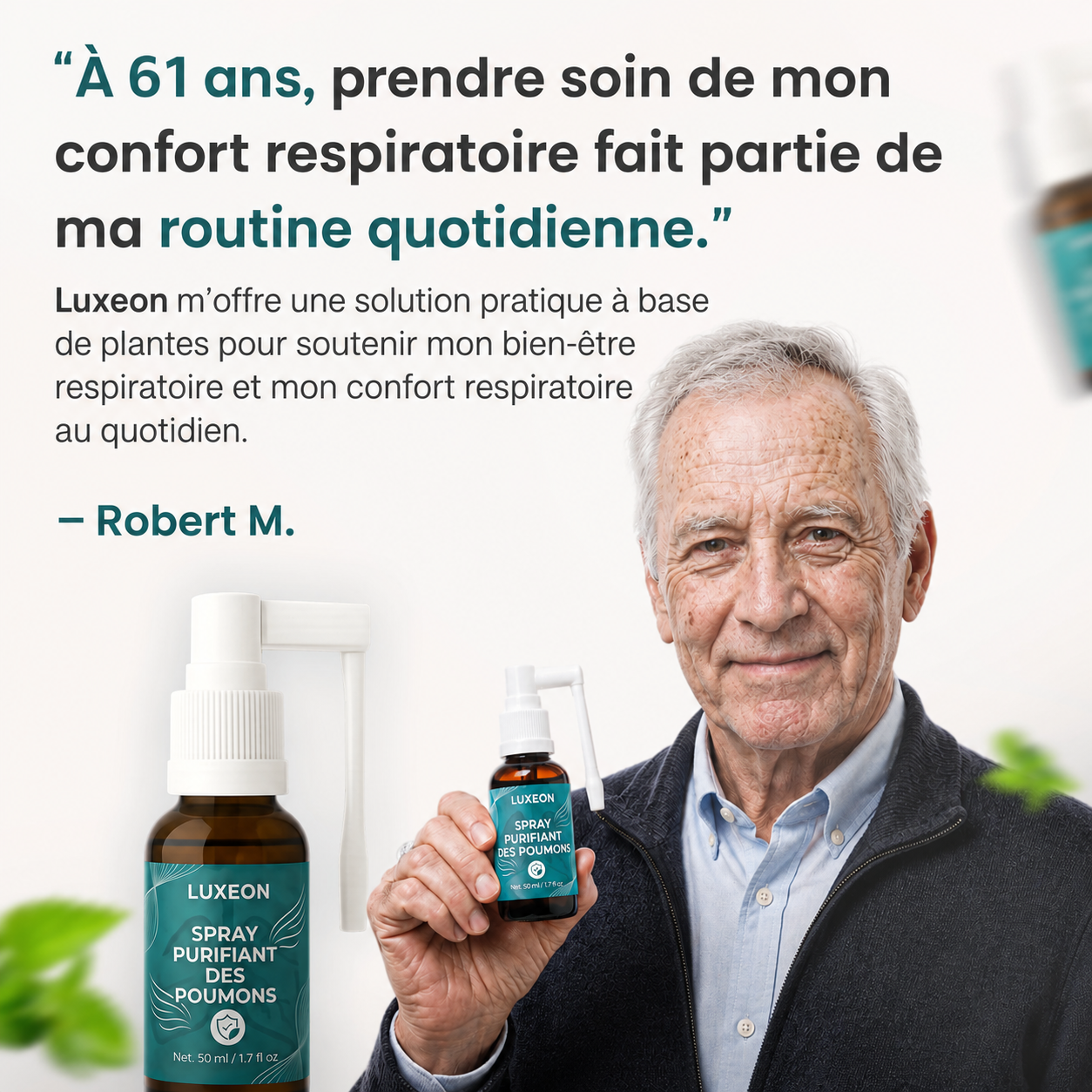Luxeon™ Spray nettoyant pour les poumons