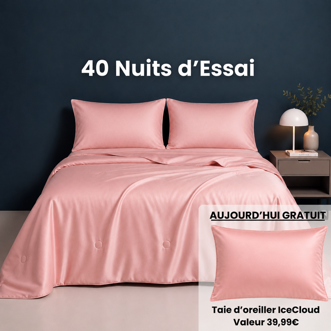 MagicSleep® Couverture glacée rafraîchissante pour les chaudes nuits d’été