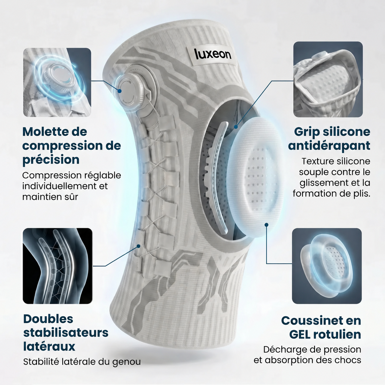 GenuCore | Genouillère de Soutien Articulaire