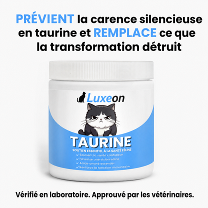 Stoppez la carence silencieuse avant d’en voir les signes avec le complément alimentaire à la taurine Luxeon™