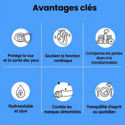 Stoppez la carence silencieuse avant d’en voir les signes avec le complément alimentaire à la taurine Luxeon™