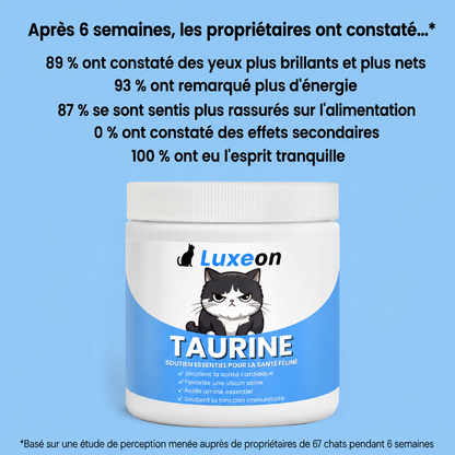 Stoppez la carence silencieuse avant d’en voir les signes avec le complément alimentaire à la taurine Luxeon™