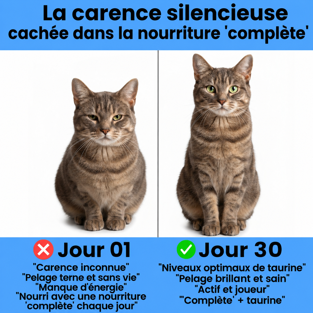 Stoppez la carence silencieuse avant d’en voir les signes avec le complément alimentaire à la taurine Luxeon™