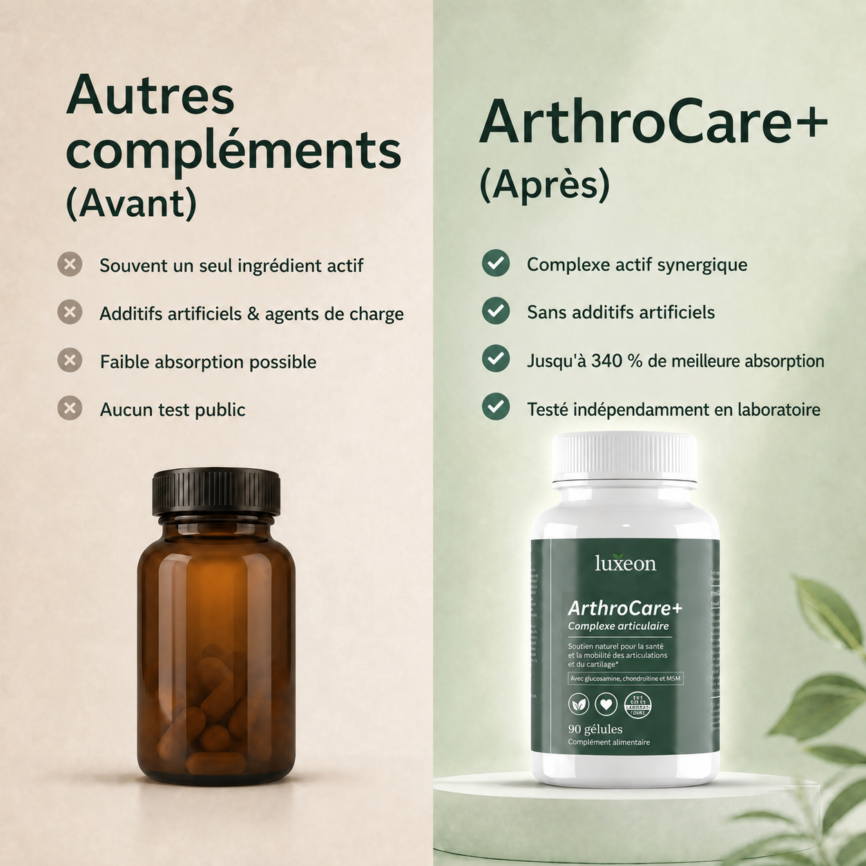 ArthroCare+ Complexe Articulations
