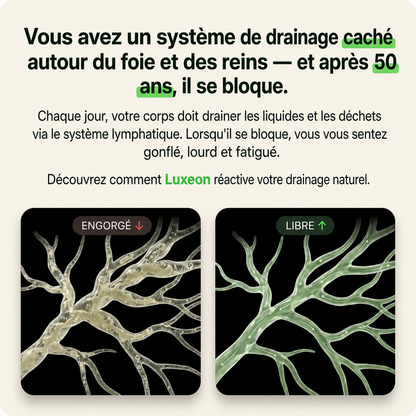 Luxeon— Drainage lymphatique Sentez votre corps repartir en 60 jours
