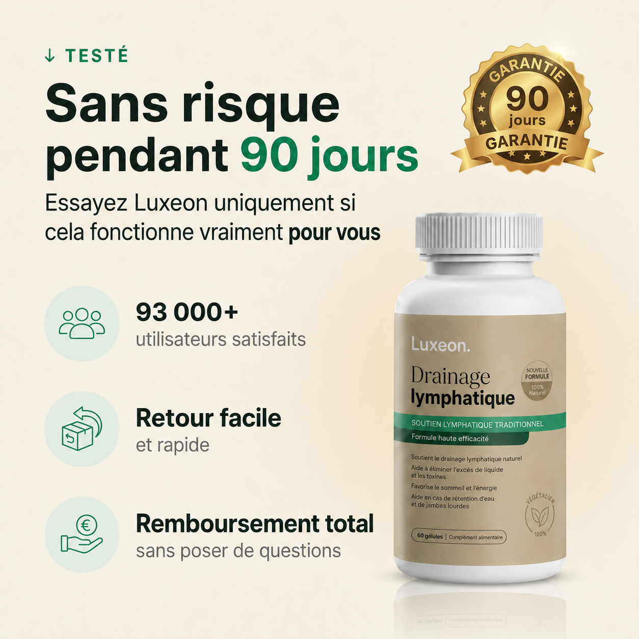Luxeon— Drainage lymphatique Sentez votre corps repartir en 60 jours