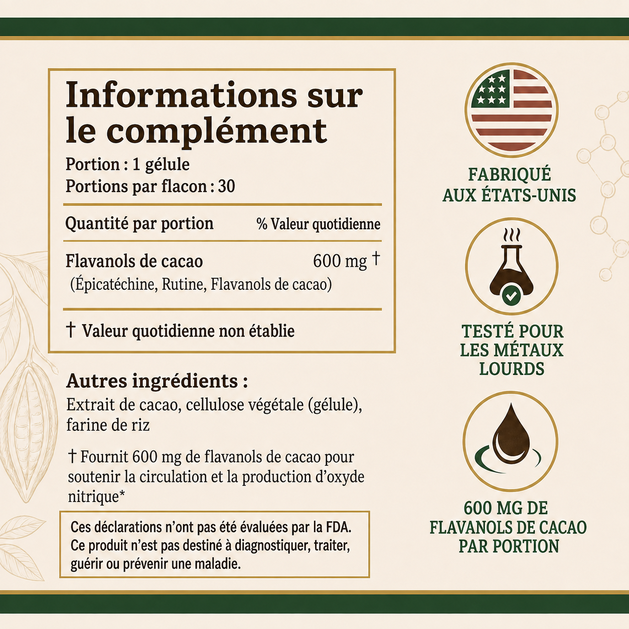 Luxeon® Flavanols de cacao