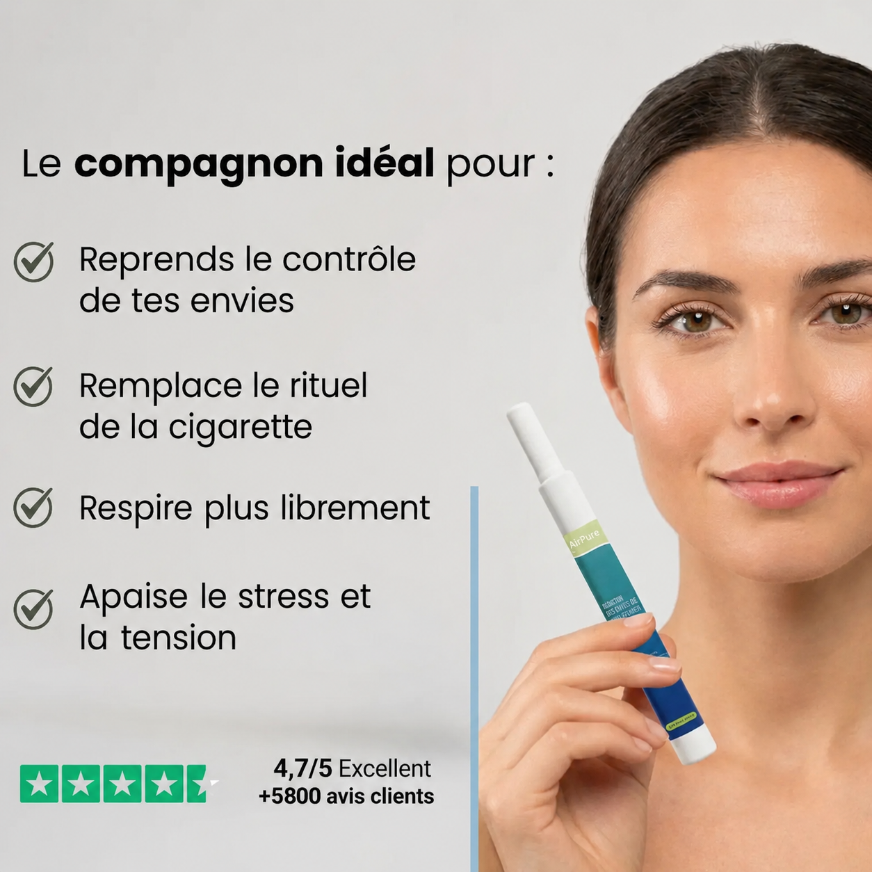 AirPure™ | Tes poumons tirent la sonnette d’alarme. Apporte-leur enfin le soutien dont ils ont besoin – en seulement 7 jours.