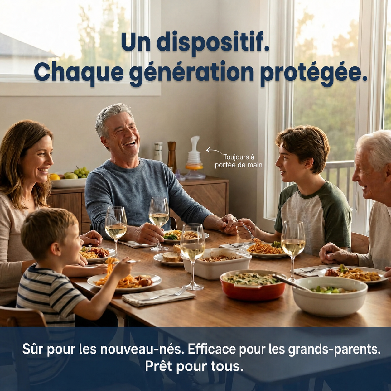 Dispositif anti-étouffement pour adultes et enfants