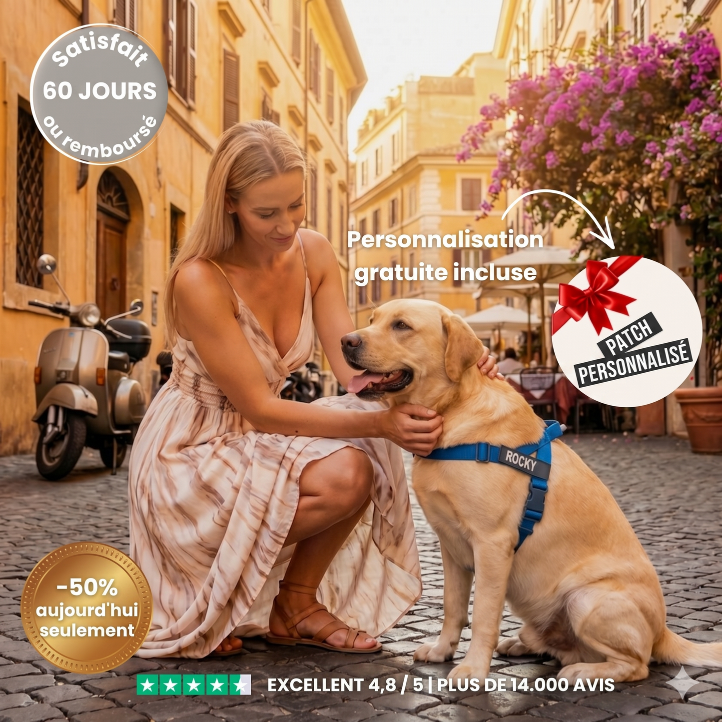Harnais Luxeon™ – Stop aux tiraillements, contrôle total
