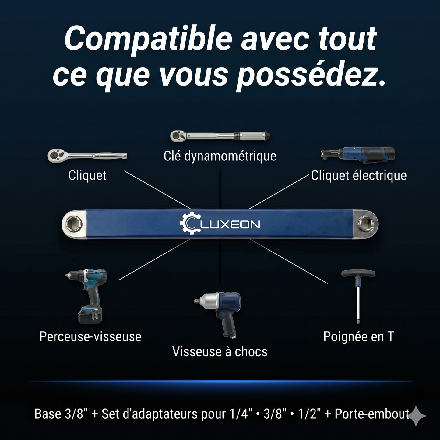 Mécanisme de vissage - Clé Luxeon™