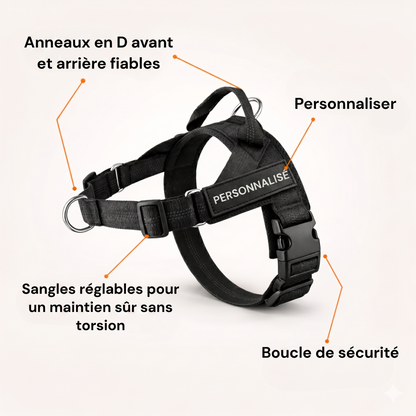 Harnais pour chien anti-traction Luxeon