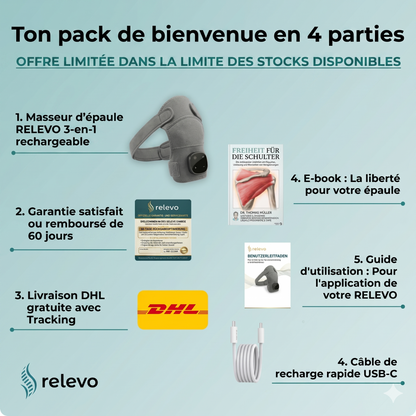 Relevo™ 3-en-1 masseur d’épaules