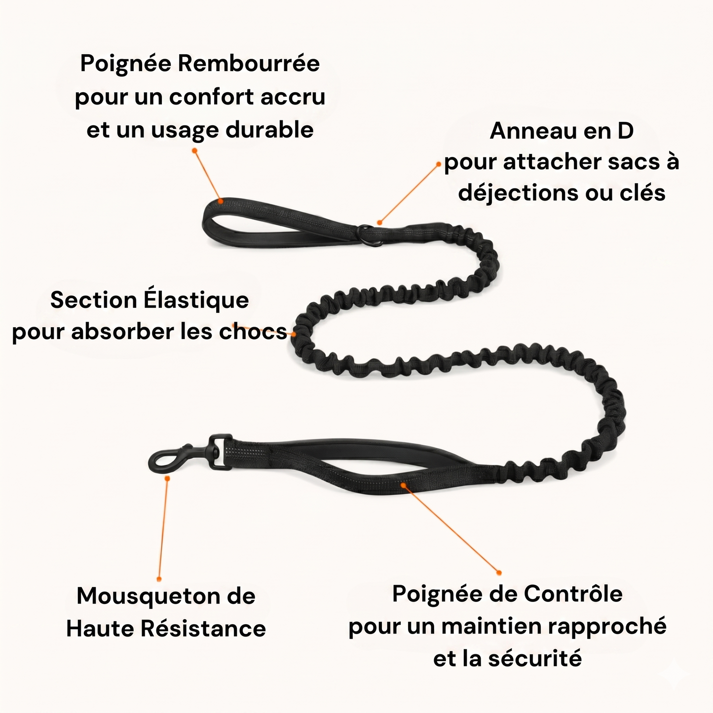 Harnais pour chien anti-traction Luxeon