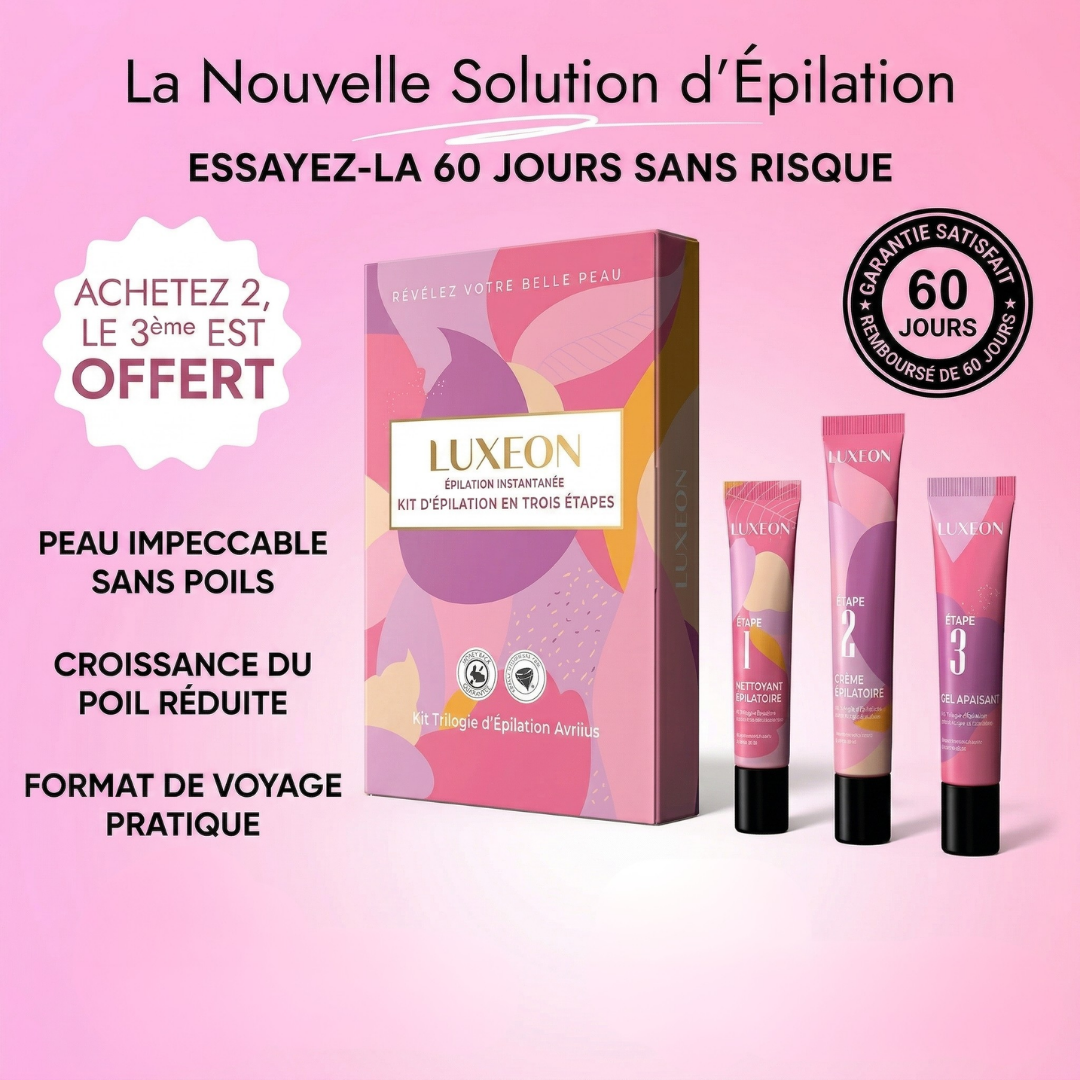 Kit d'épilation Trilogy