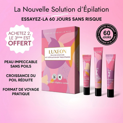 Kit d'épilation Trilogy
