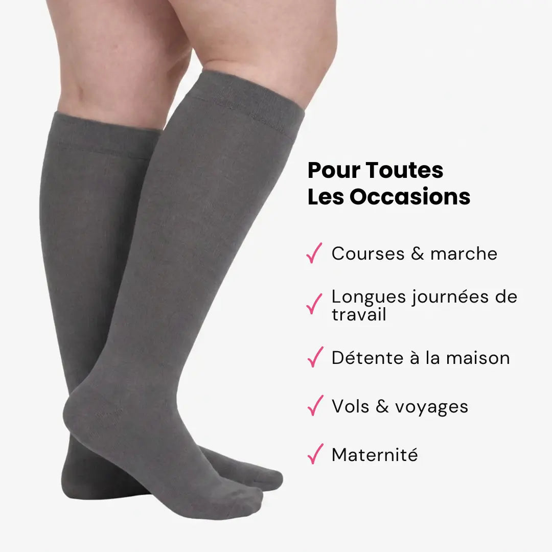 Luxeon™ Chaussettes de Compression Confortables