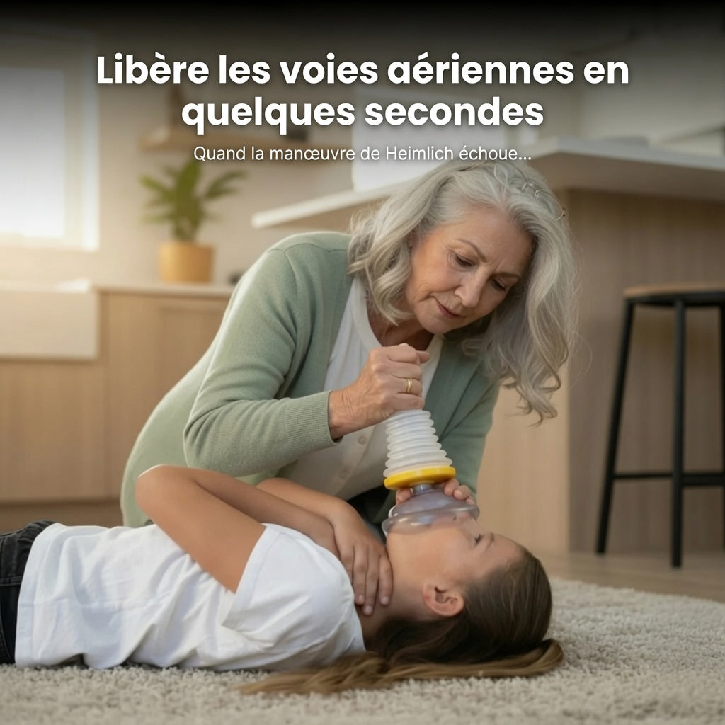 Dispositif anti-étouffement pour adultes et enfants